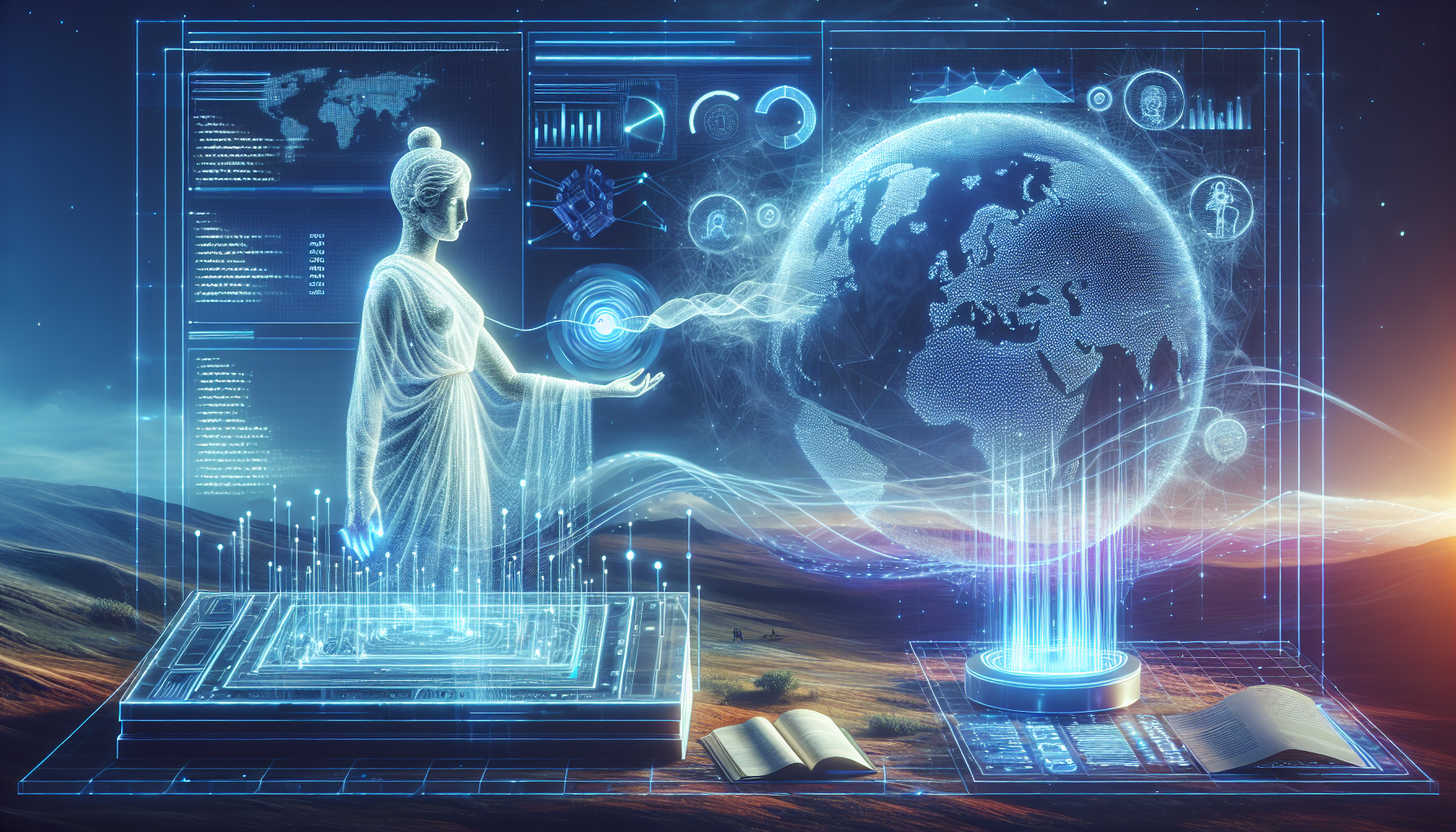 An AI receptionist handling a secure online transaction