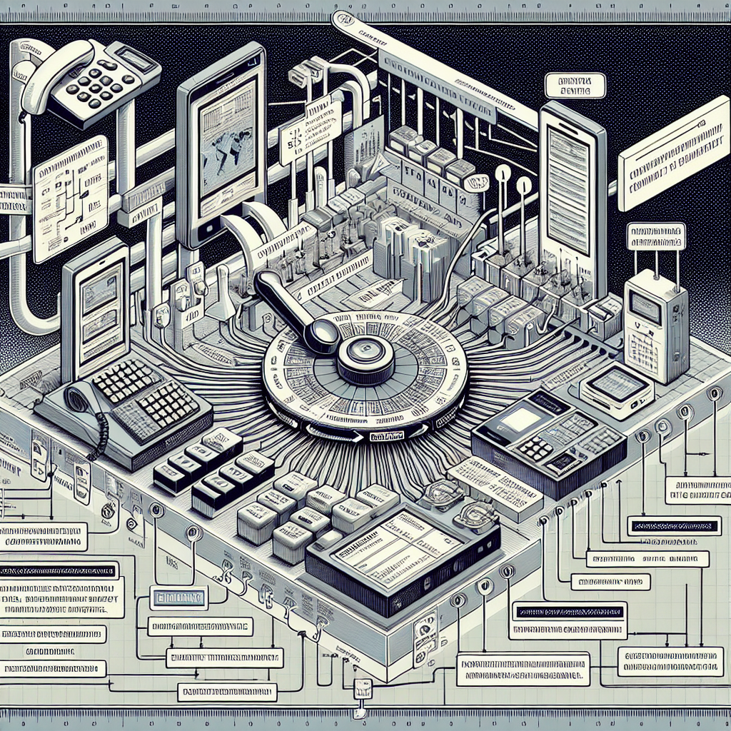 An image showing a detailed analysis of a phone system's structure.