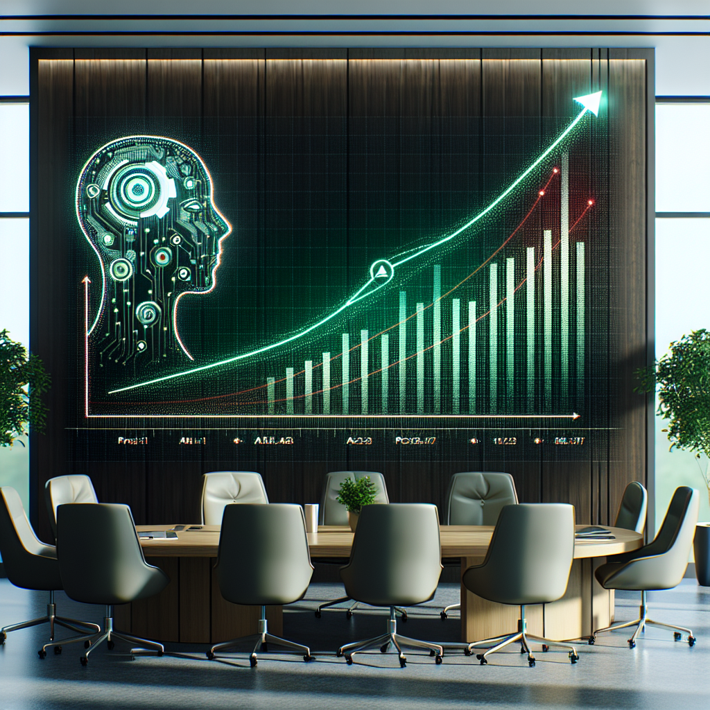 Graph illustrating improved metrics after implementing AI receptionist solutions.
