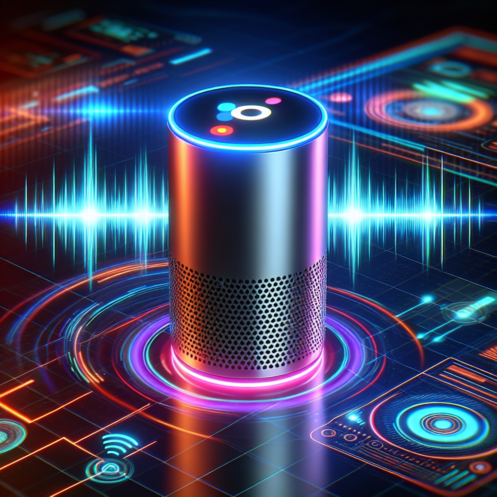 A digital assistant device responding to voice commands