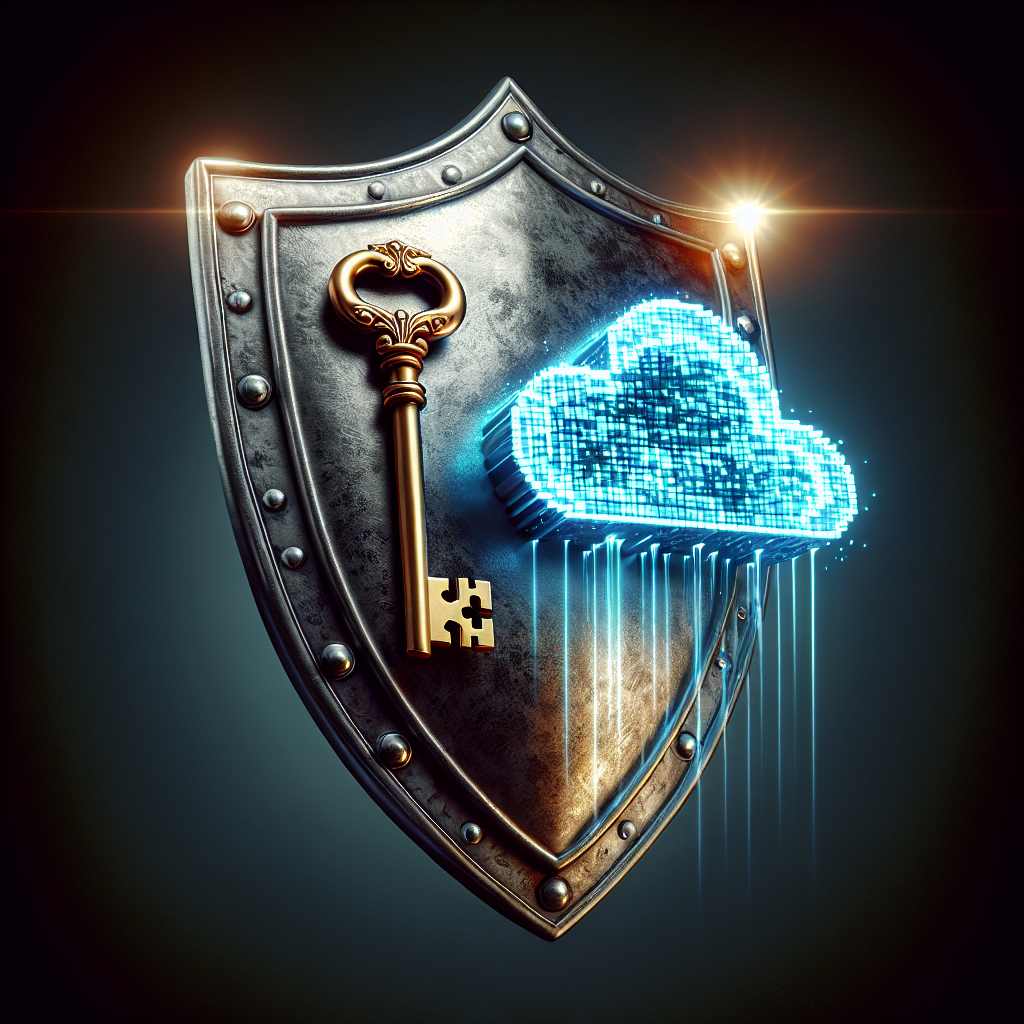 A graphic showing a shield to symbolize privacy and data protection