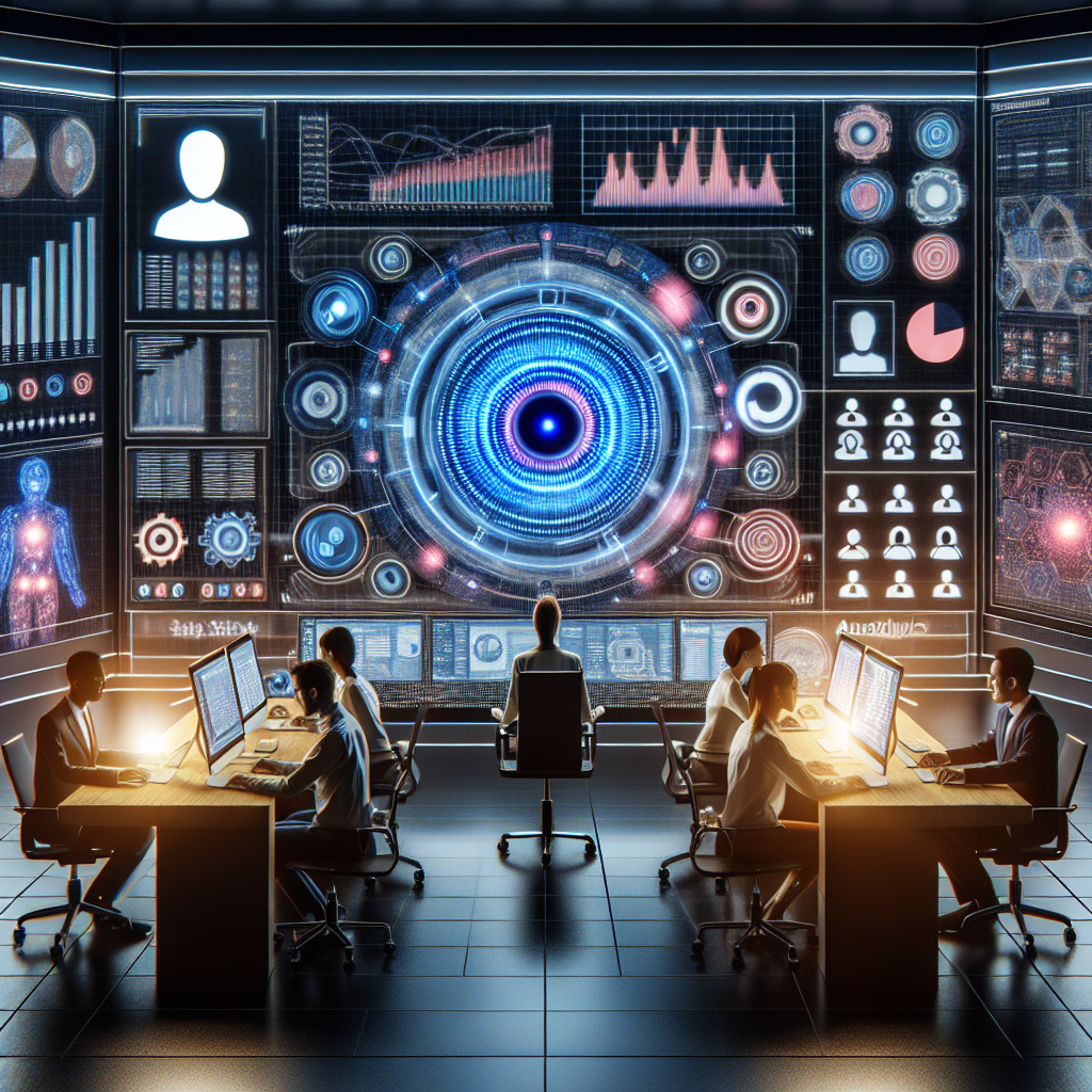 A concept image showing integration of voice-activated systems with CRM tools