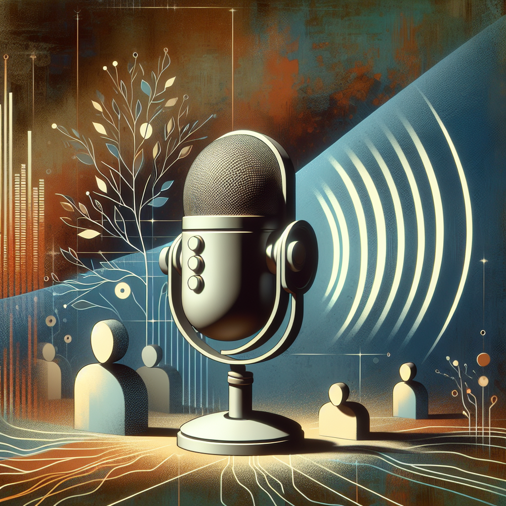 An image showing a virtual assistant listening closely to signals, symbolizing privacy intrusion