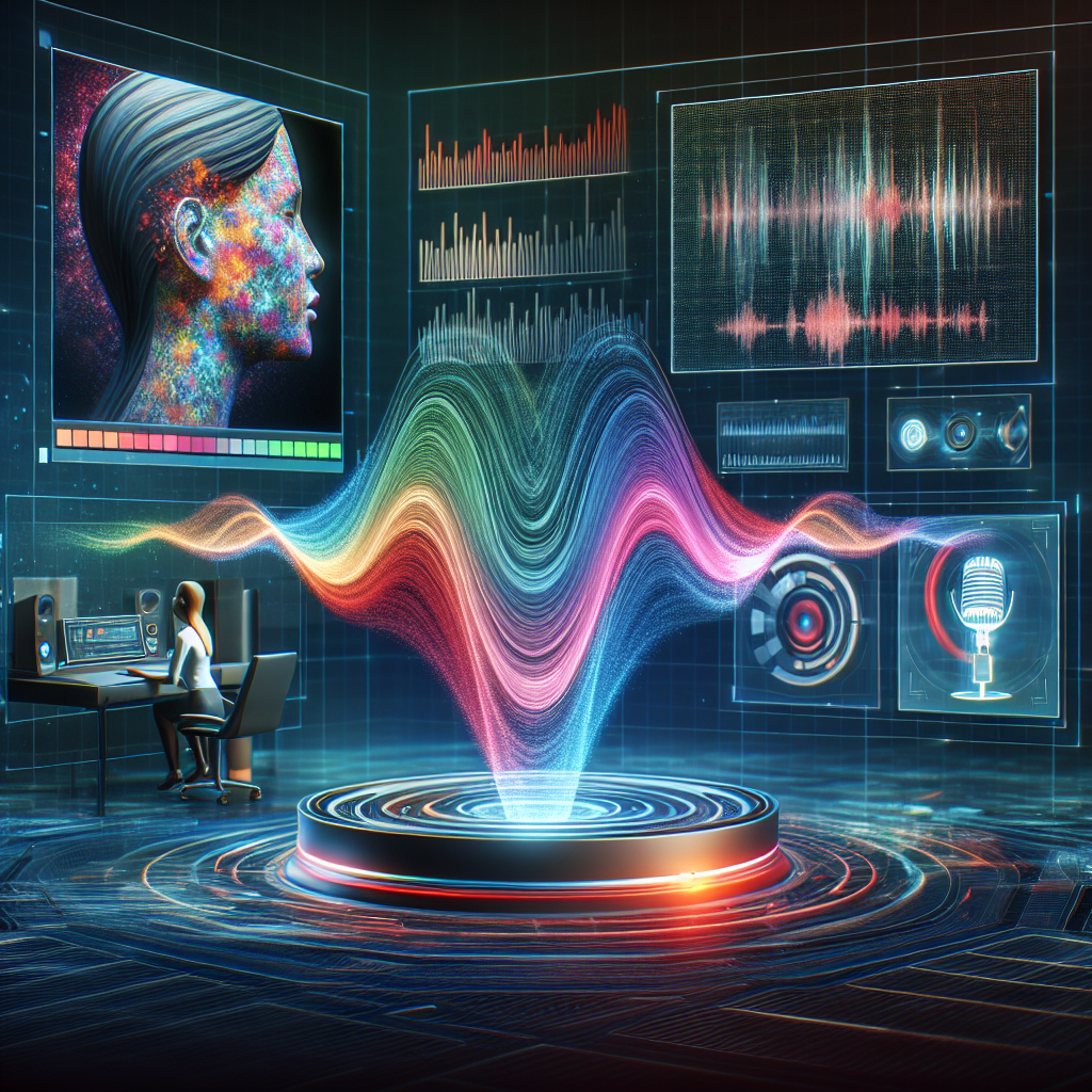 An image illustrating a voice biometric system capturing the unique voiceprint of a caller for authentication