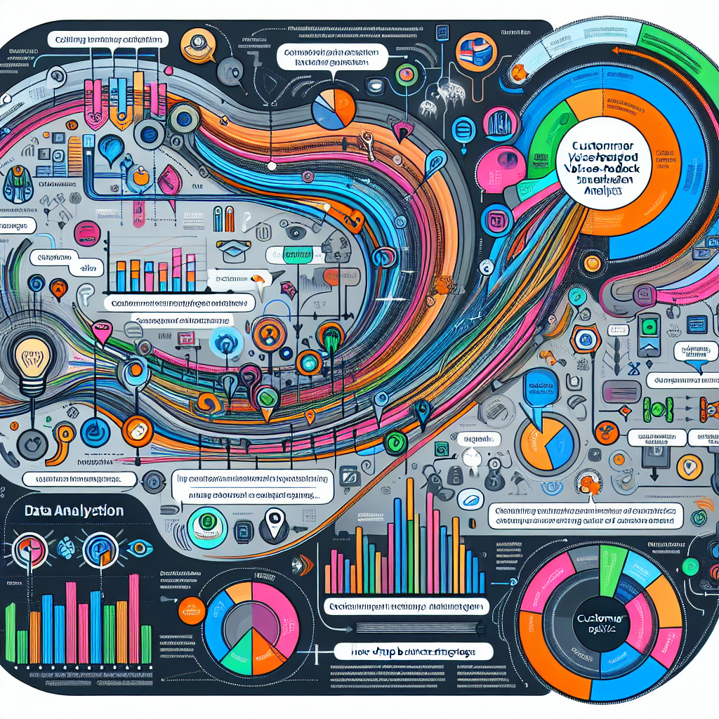 An infographic showing voice-based feedback analysis and its implications in business strategy