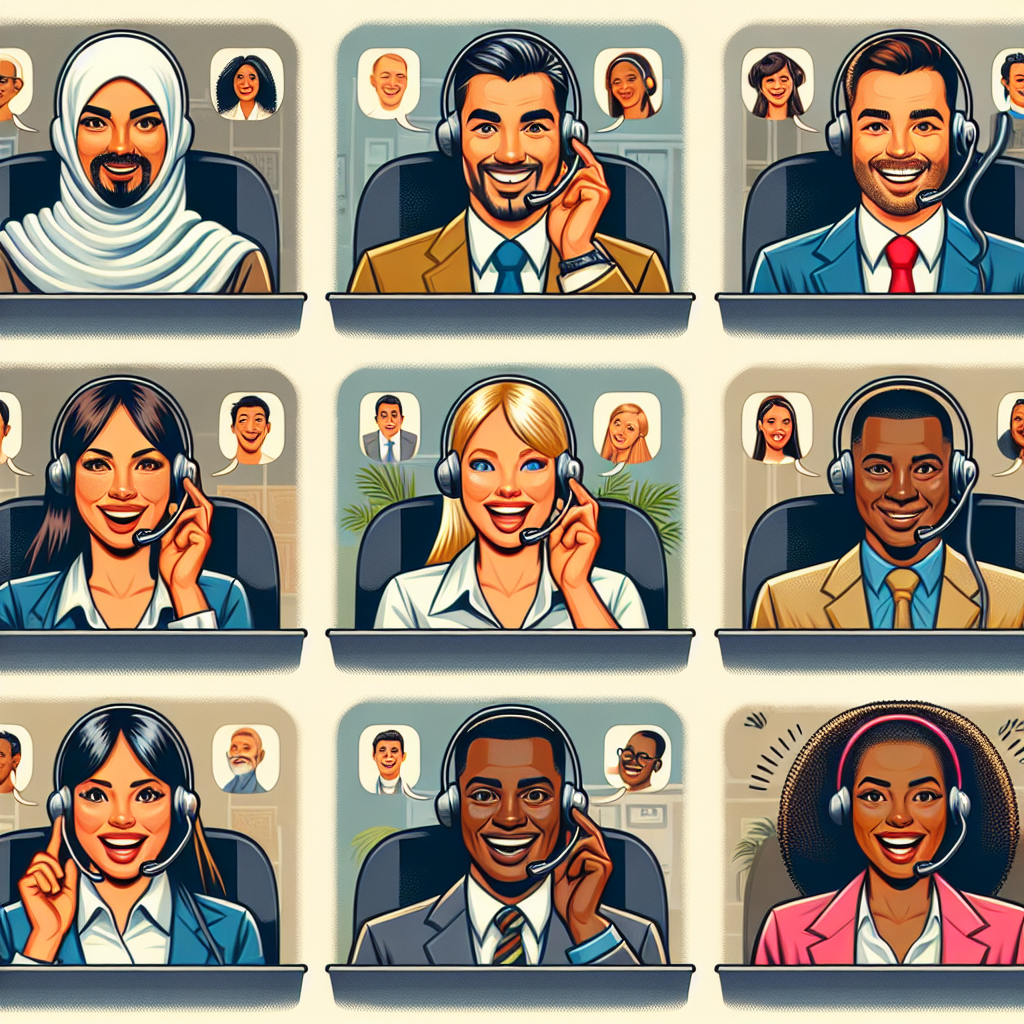 An image showcasing various customer profiles generated through voice-based segmentation