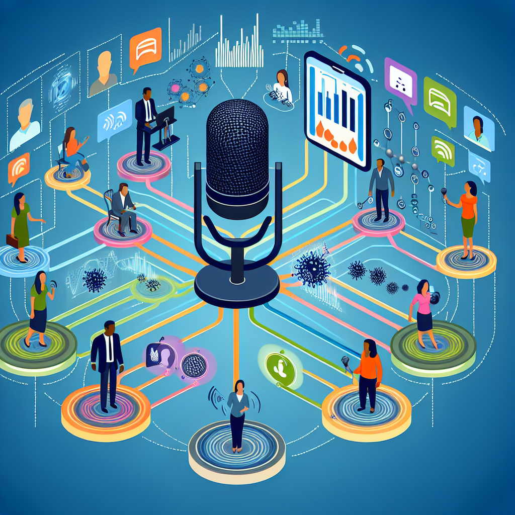 An illustration of voice-based customer segmentation in operation