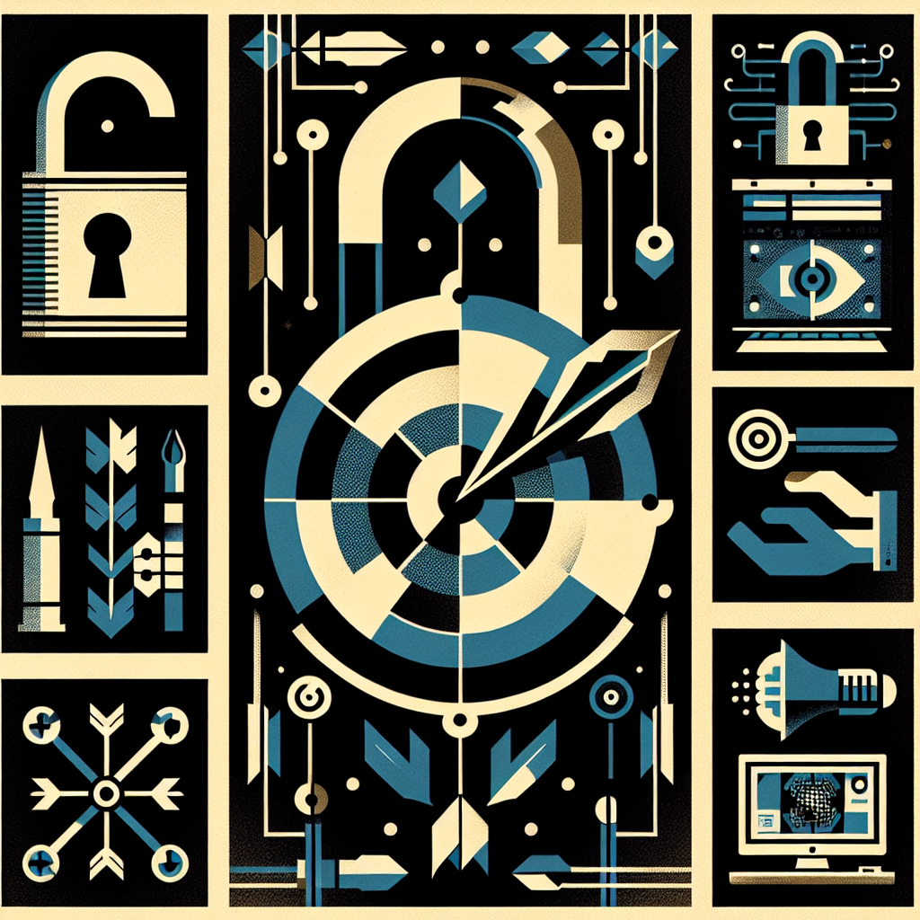 A collage depicting icons of 'lock' indicating privacy, 'accuracy' indicating precision, and 'misuse' indicating unethical use of technology