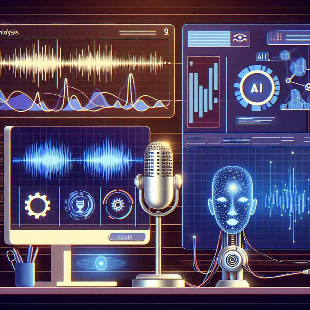 A voice recognition system setting up process, demonstrating how it captures and analyzes voice commands