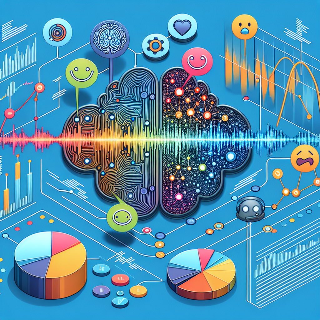 An infographic showing the integration of AI with voice-based sentiment tracking