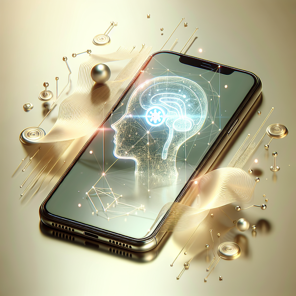 An overlay image depicting a phone call and AI technology, indicating the connection between them
