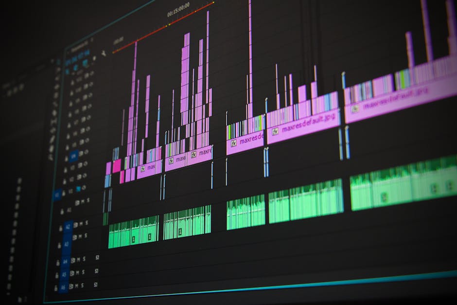 A creative illustration depicting a fluctuating graph representing jitter affecting video and audio call quality