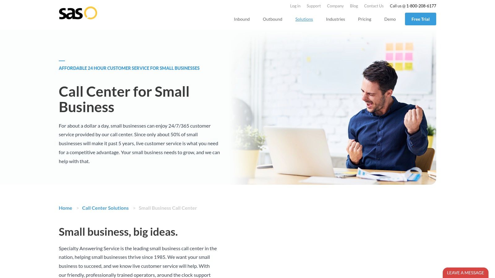 Specialty Answering Service (SAS)