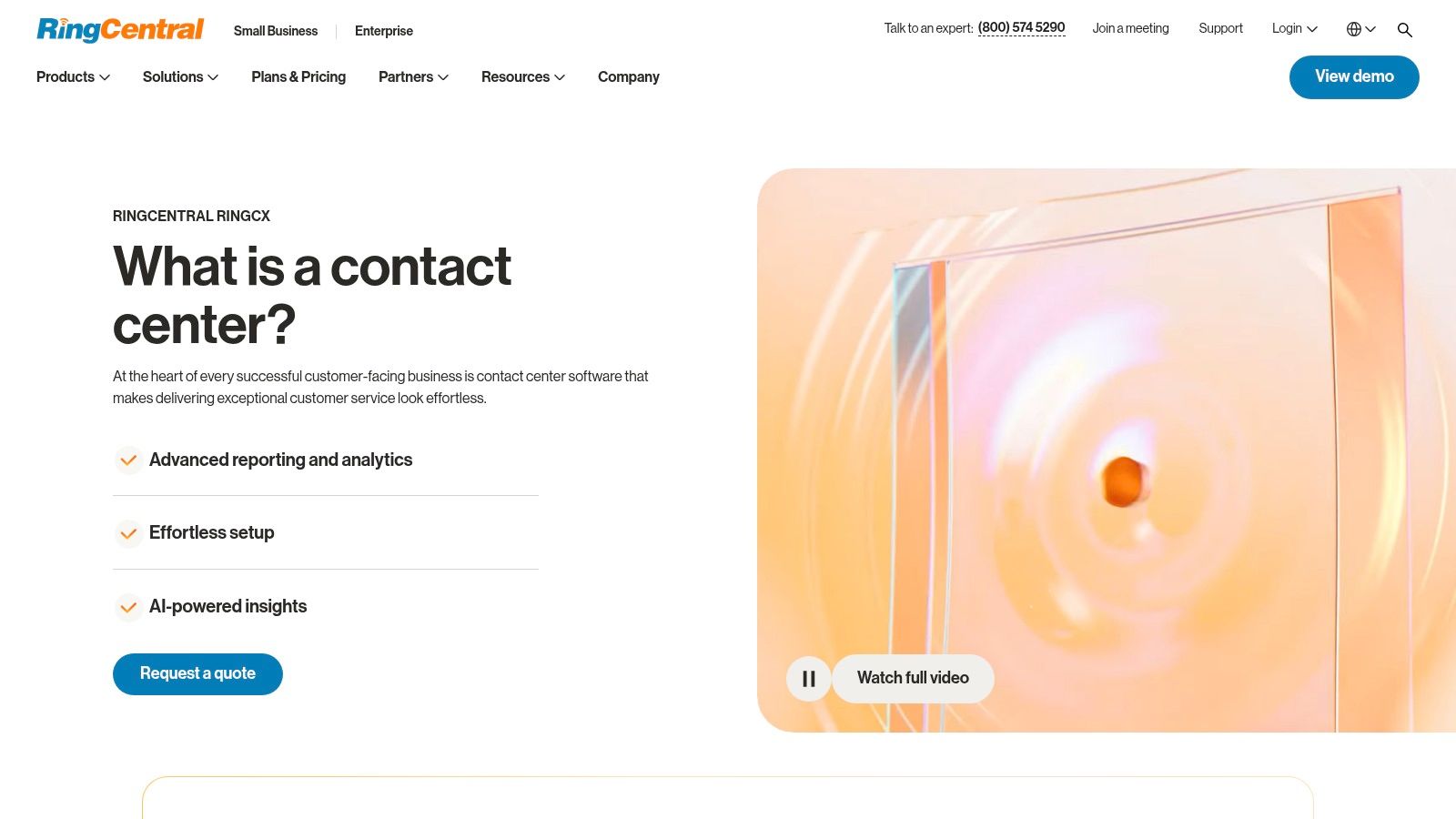 RingCentral Contact Center