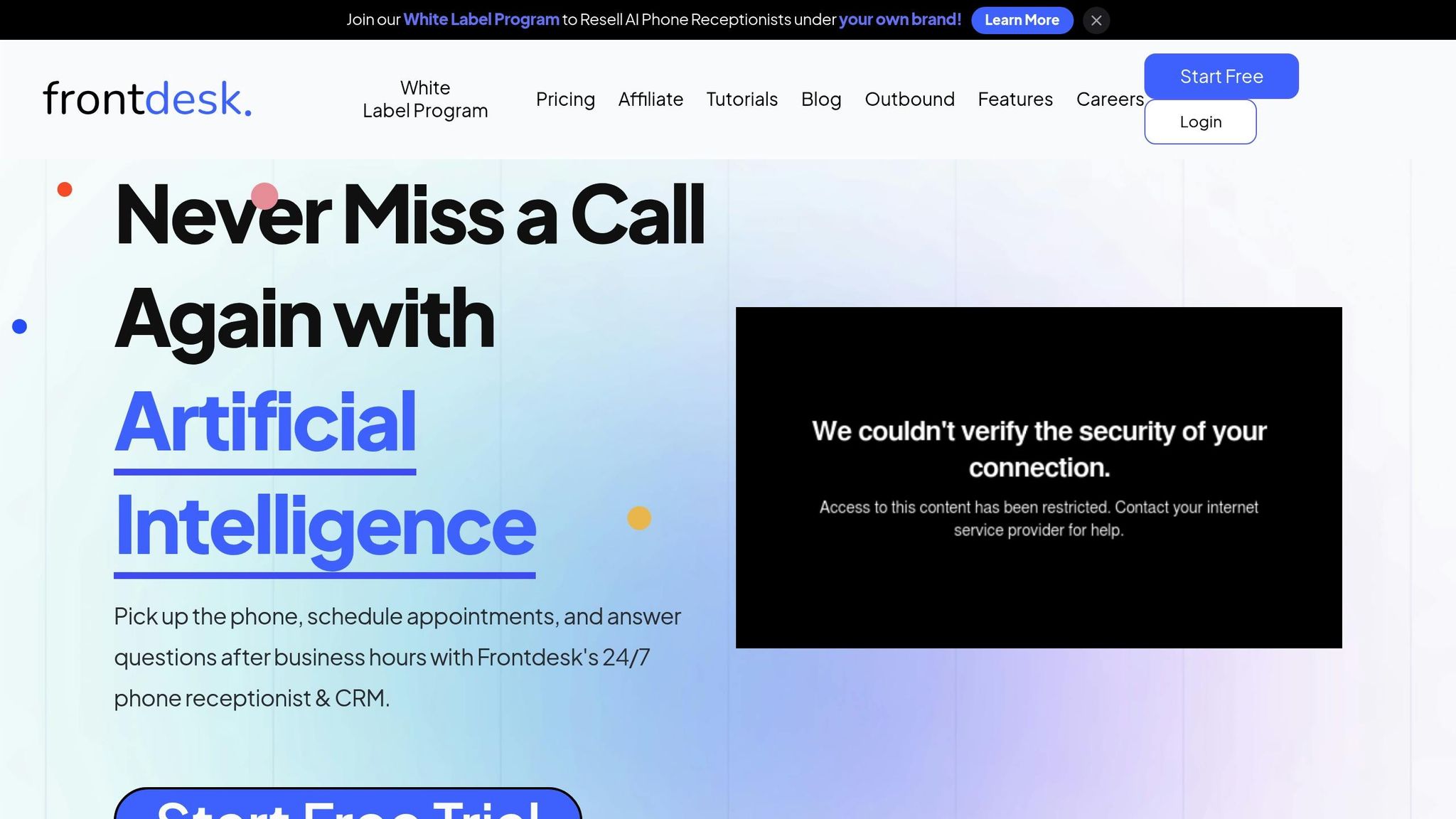 My AI Front Desk