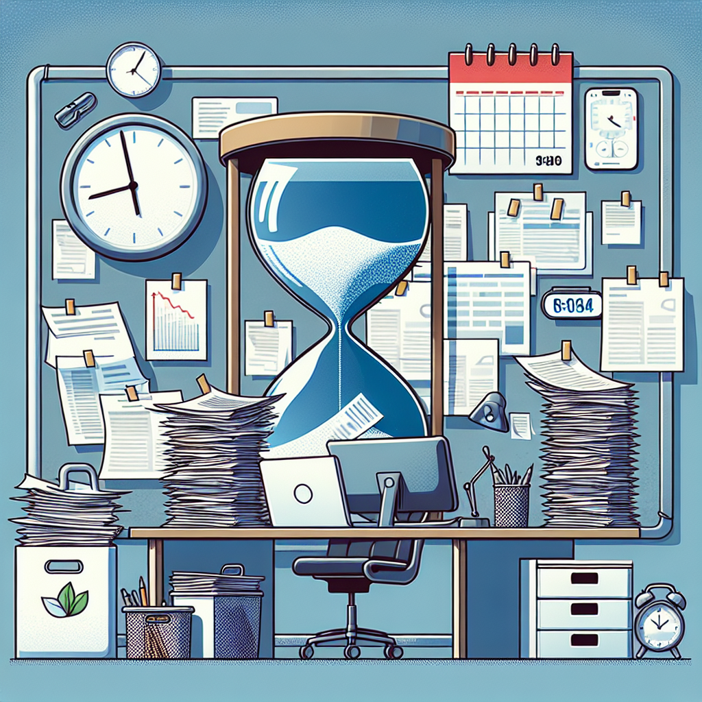 A graphic showing the benefits of effective time management in business.