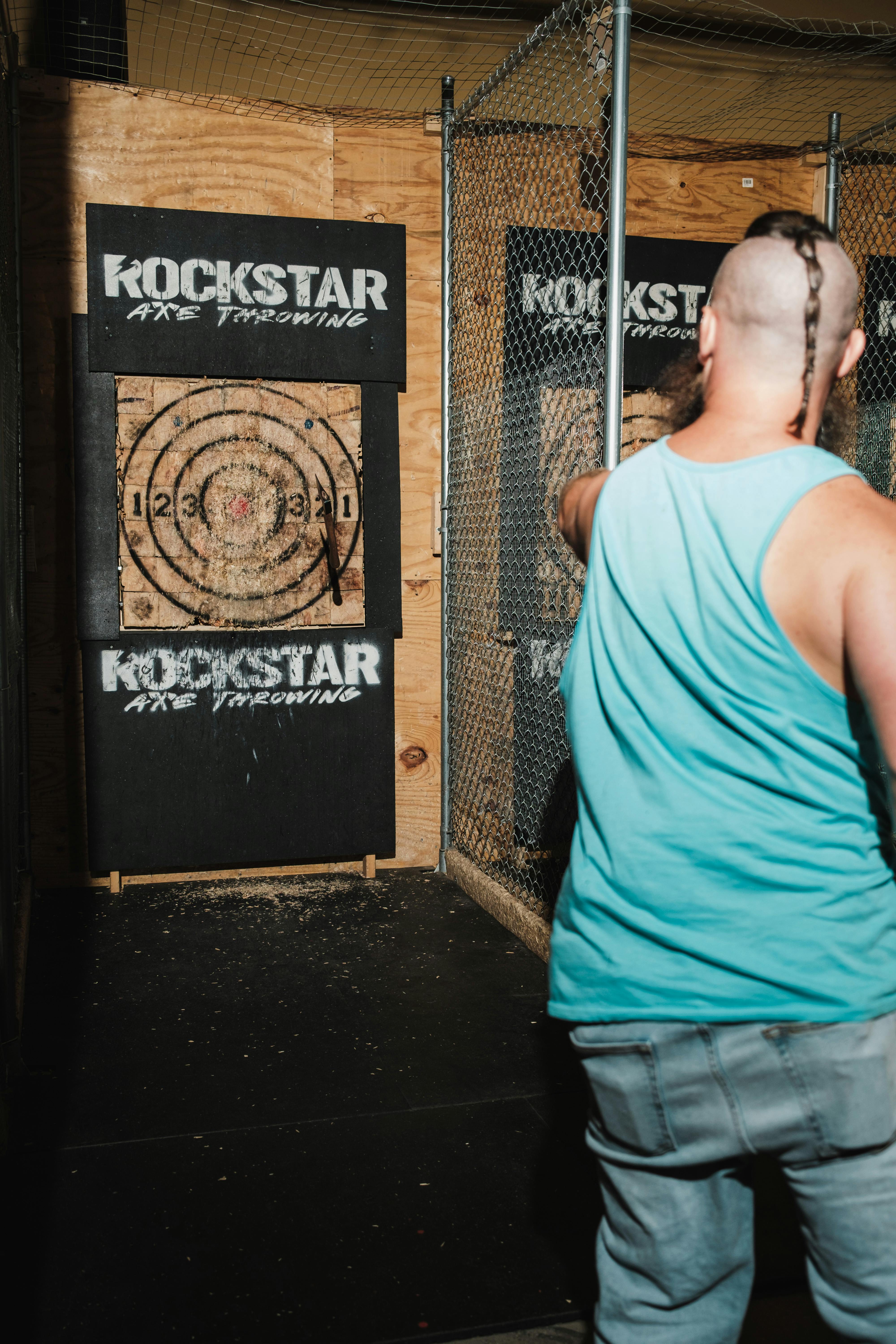 AI receptionist for Axe Throwing Venue