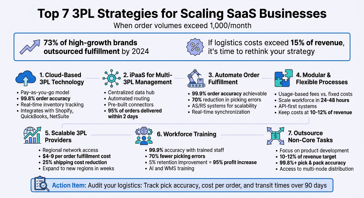 7 Essential 3PL Strategies for Scaling SaaS Businesses