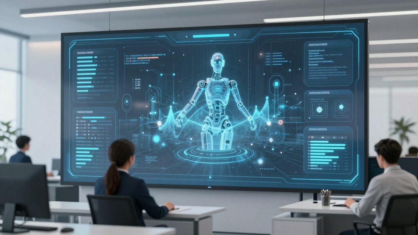 AI sales assistant interface on a screen