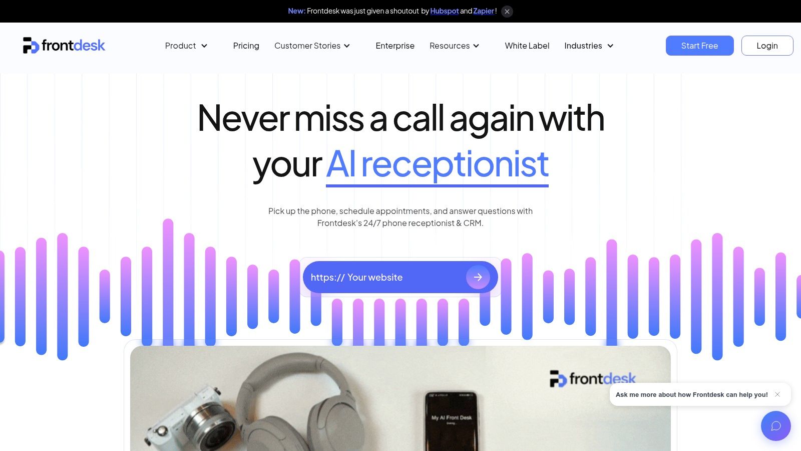 My AI Front Desk