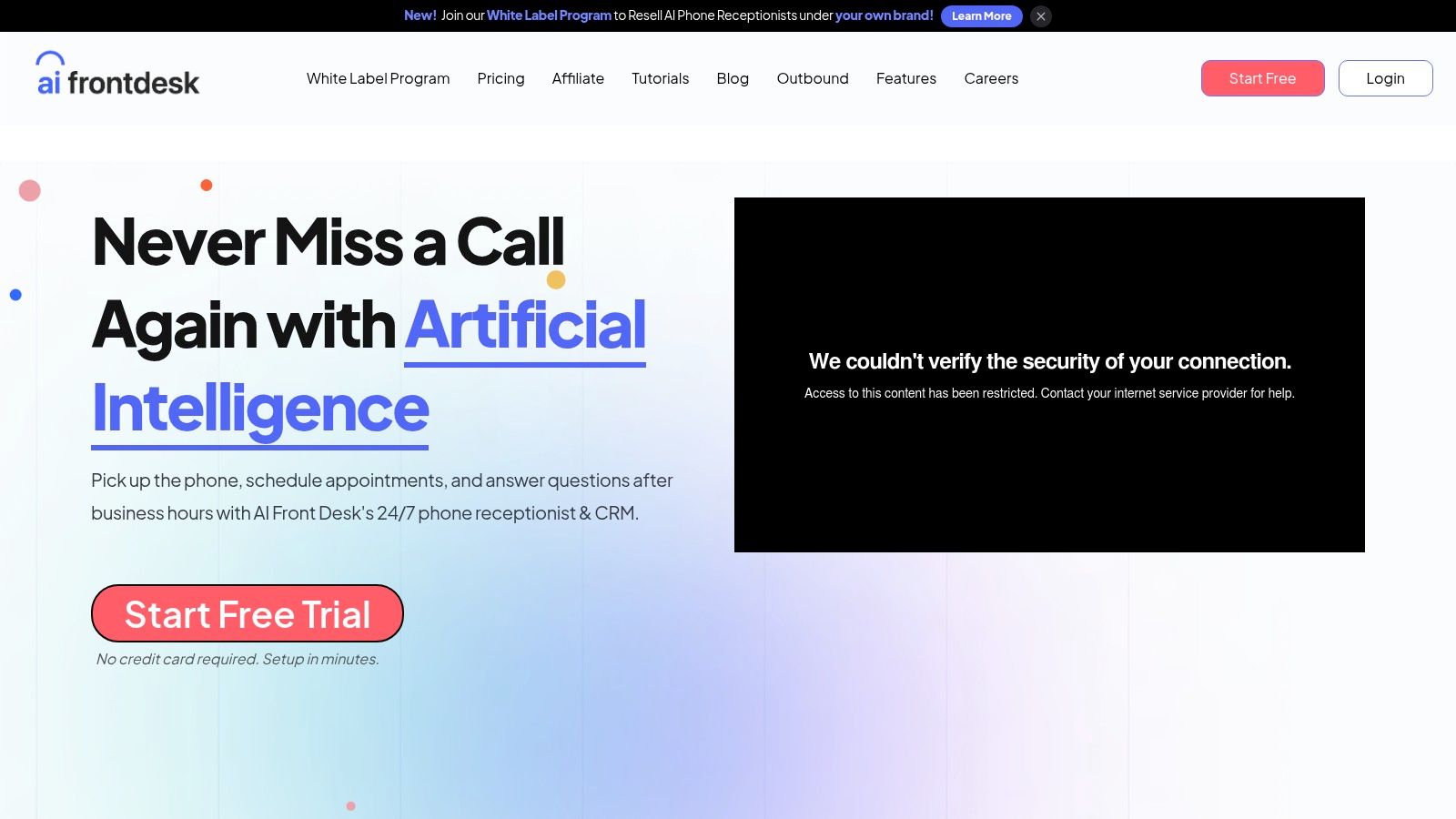 My AI Front Desk