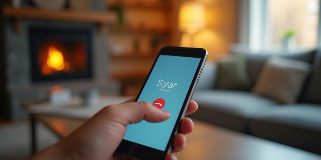 A hand holding a smartphone ready to call.