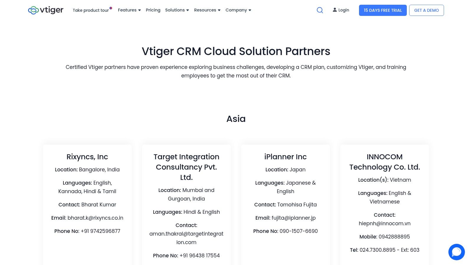 vtiger CRM