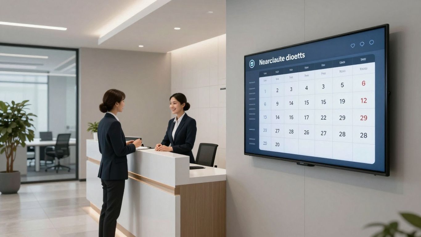 Automated receptionist system calendar integration