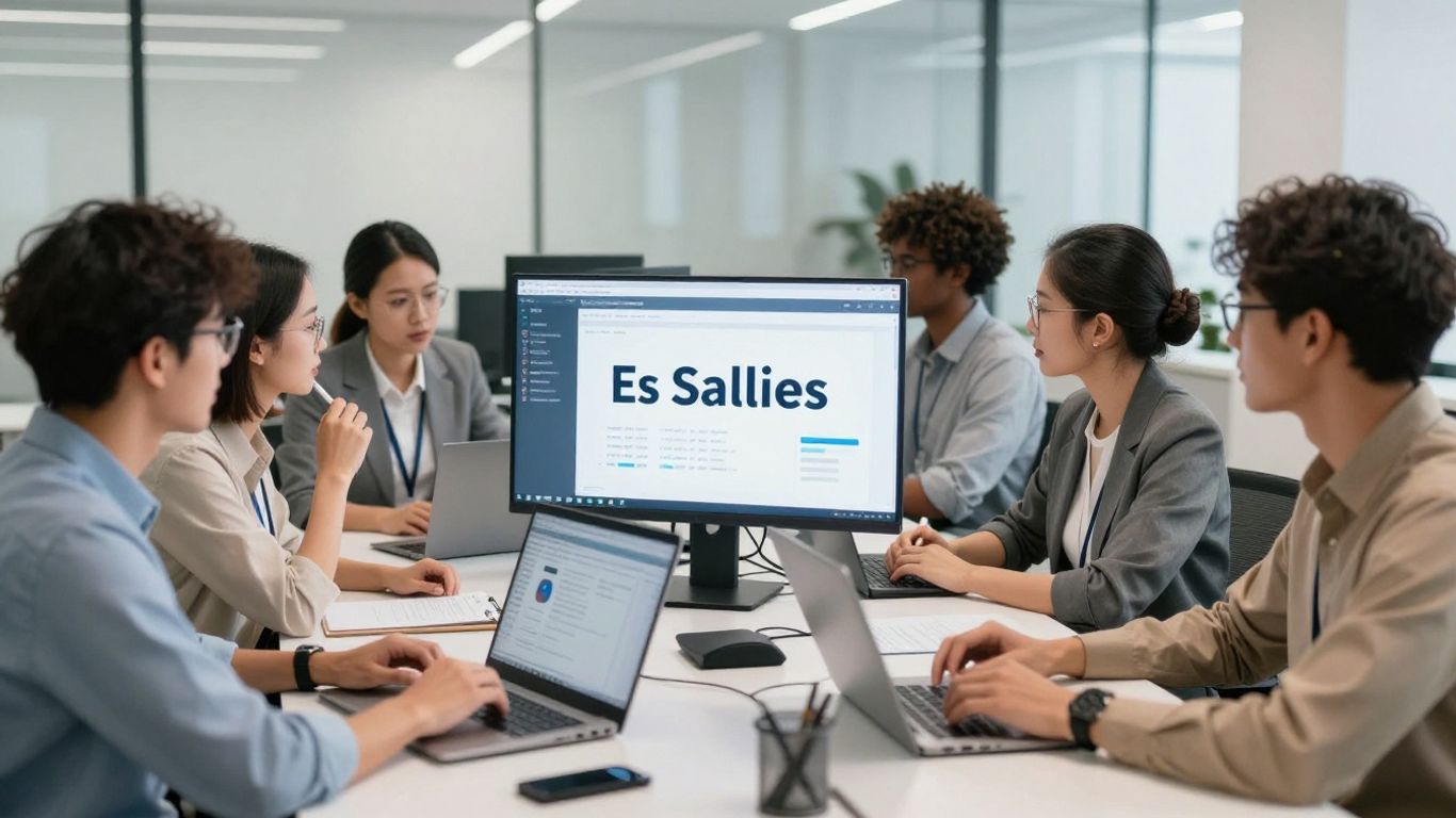 Sales team using AI tools for productivity