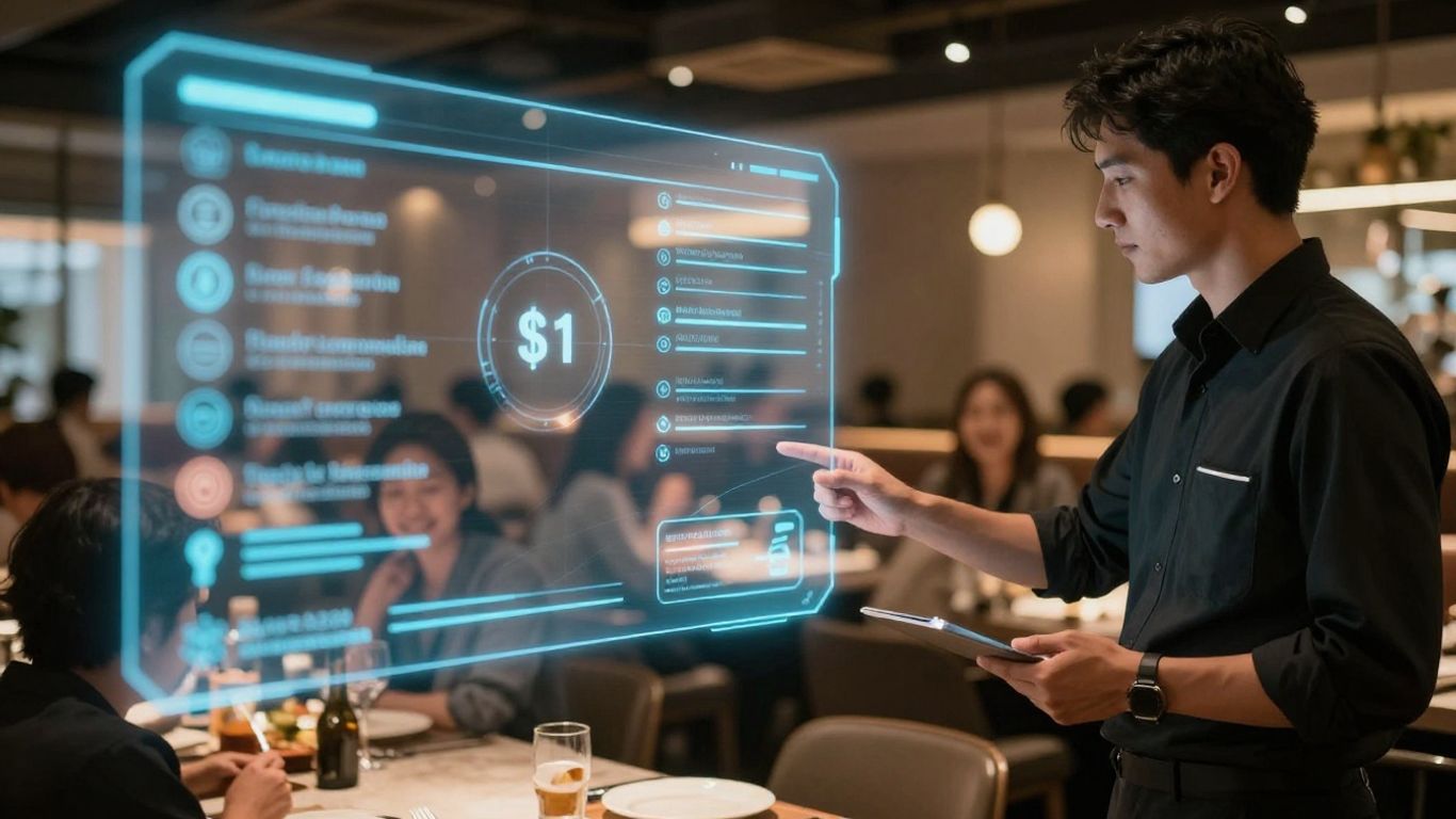 Restaurant AI interface for orders and reservations