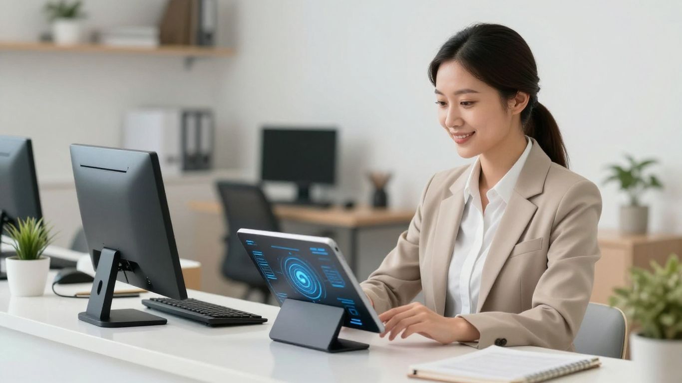 AI voice assistant helping home services booking.