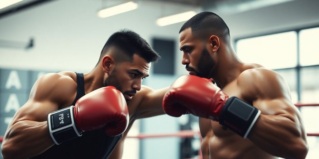 Boxing gloves near a gym booking calendar.