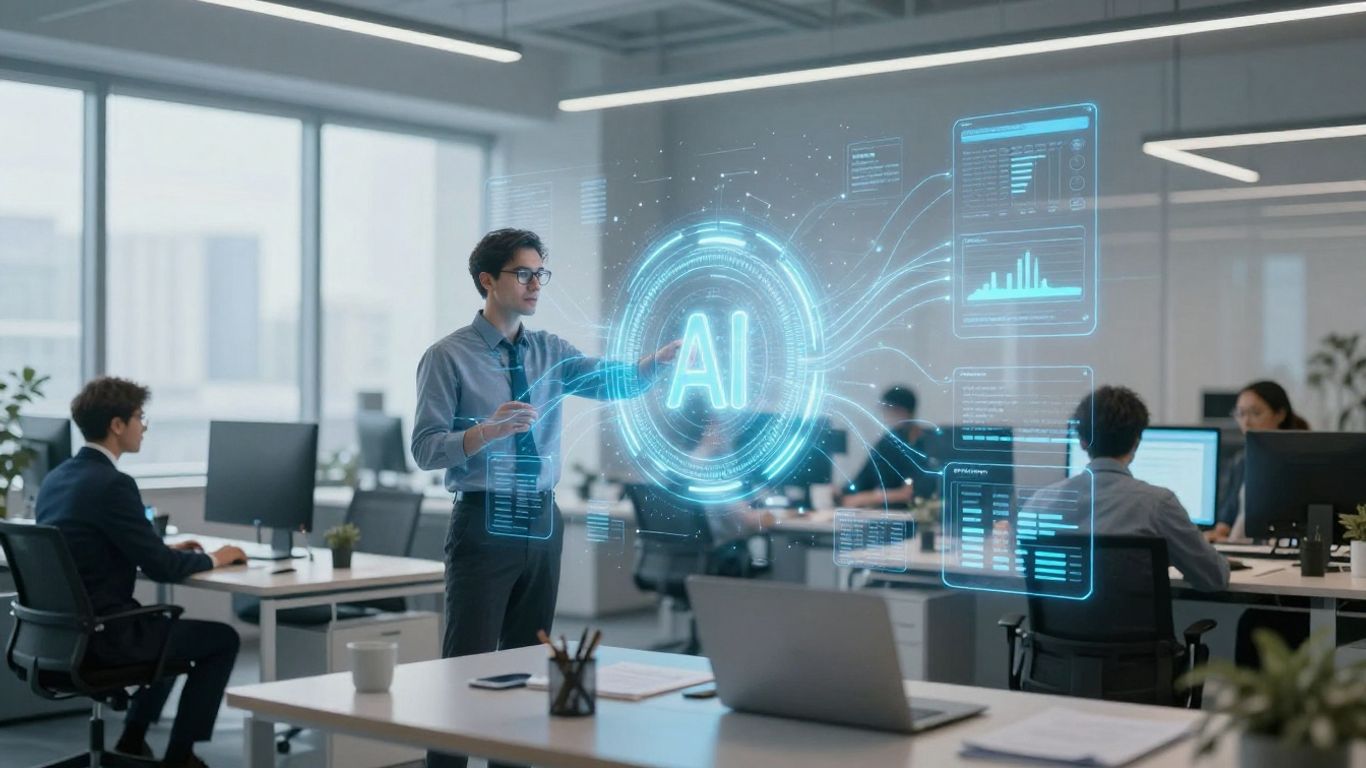 Mortgage broker using AI tools for business efficiency.