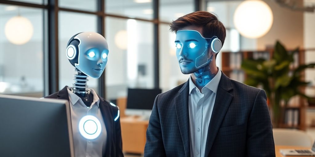 AI receptionist assisting insurance broker with calls.