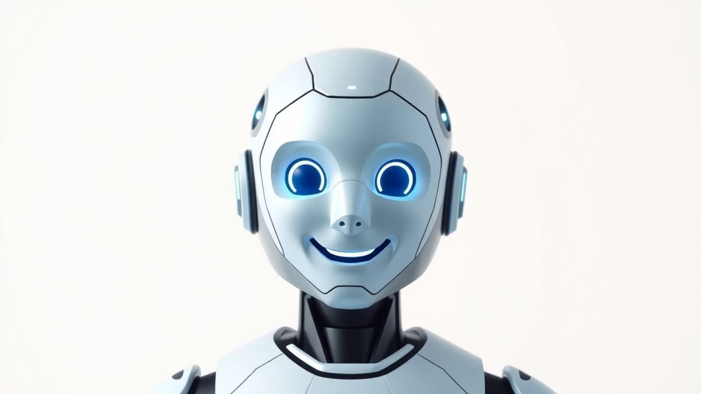 AI receptionist avatar with a friendly smile