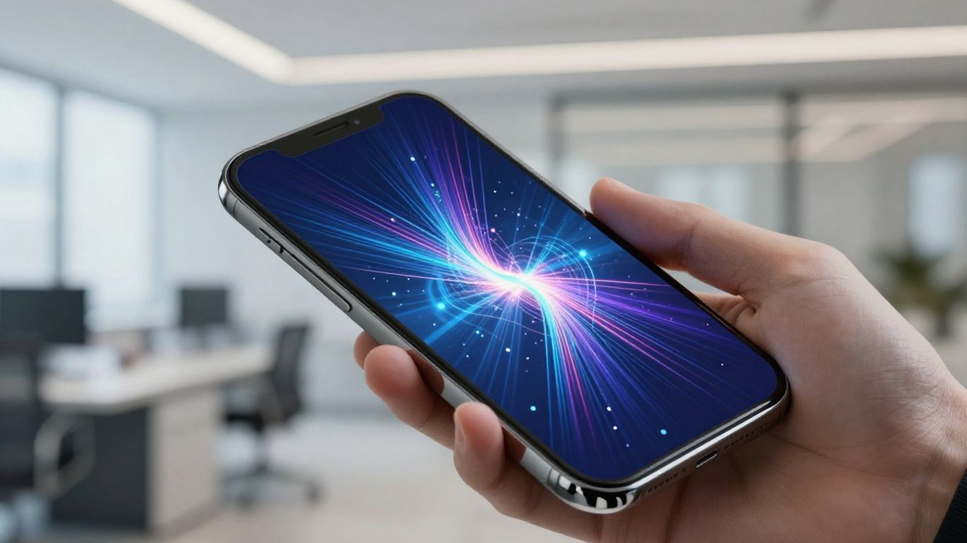 AI call answering system interface on a smartphone.