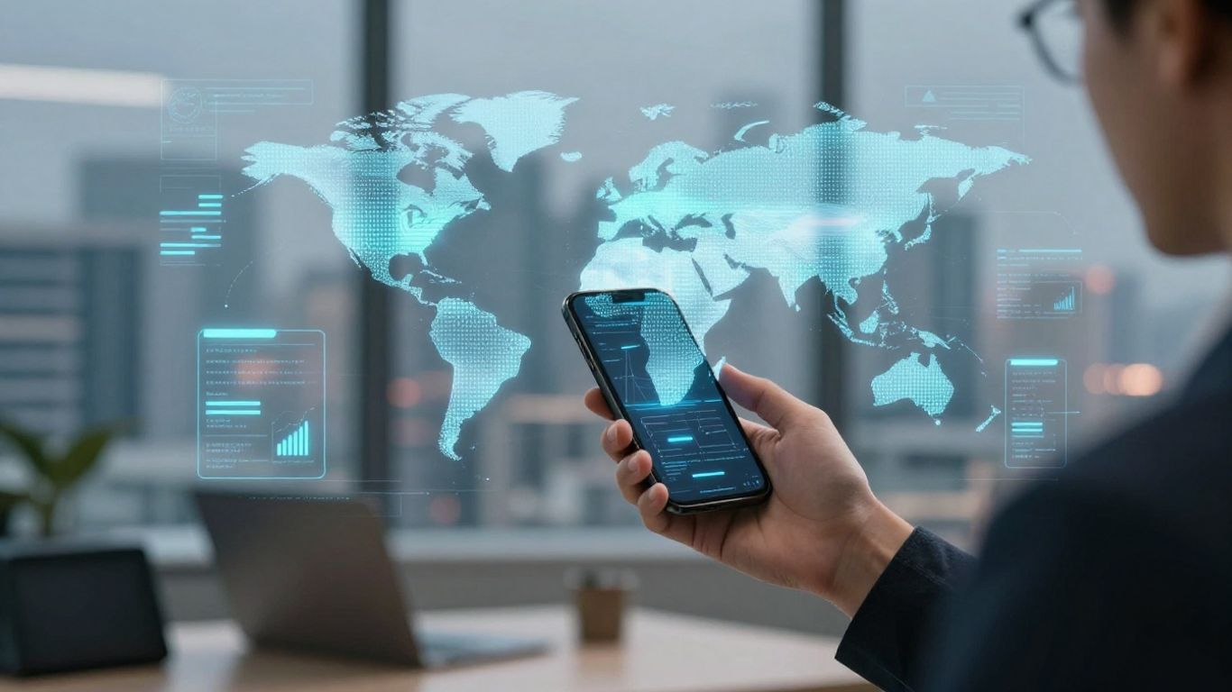 Person using AI tools for cold calling success.