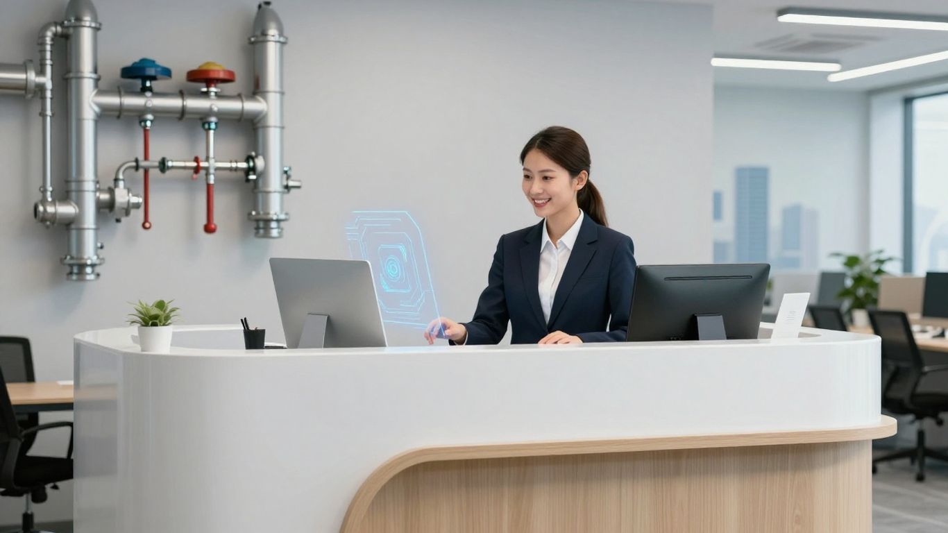 AI phone service helping a plumbing business.