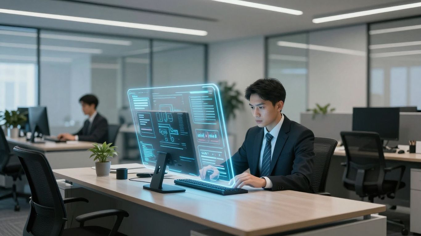 Lawyer using technology for 24/7 answering services.