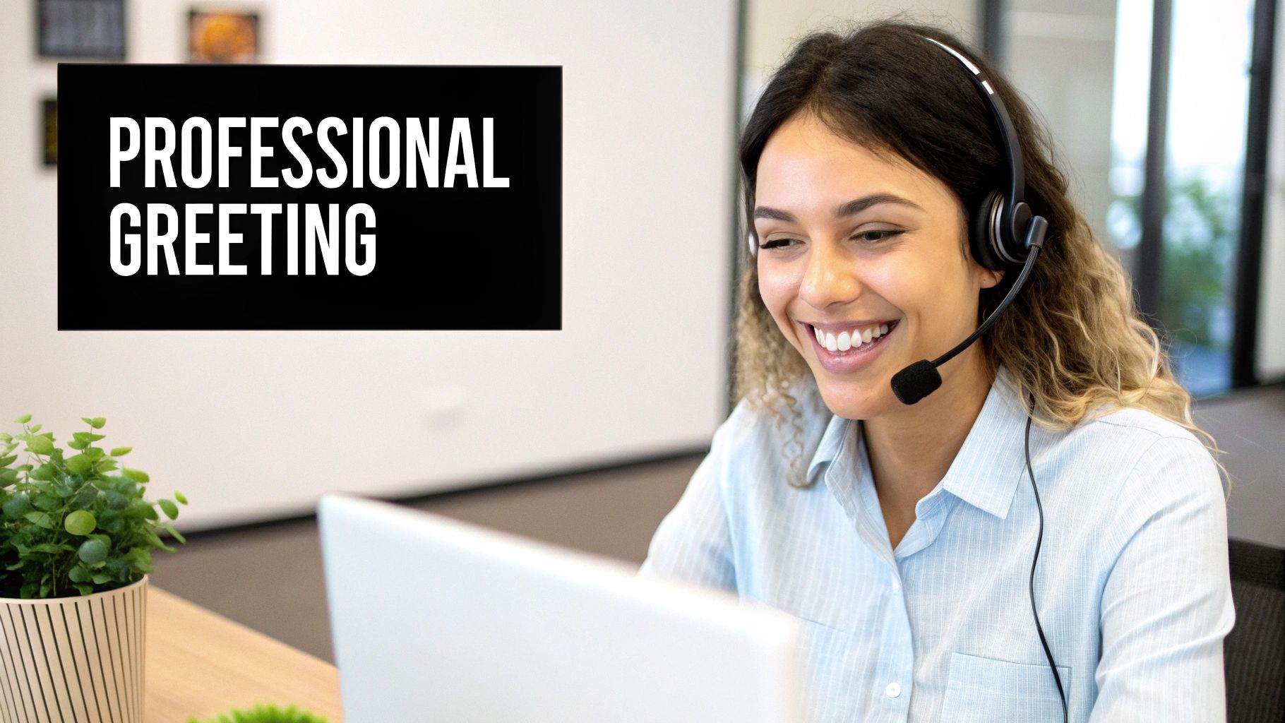 Call Greeting and Professional Demeanor
