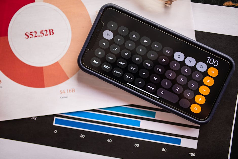 A vibrant illustration depicting a person seamlessly managing calls from both a landline and a cell phone, surrounded by analytics visuals, such as graphs and charts.