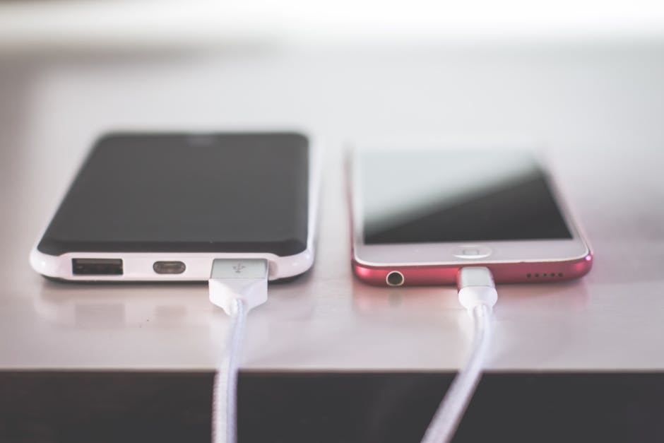 A modern office setting with various devices connecting seamlessly to demonstrate AI technology in communication.