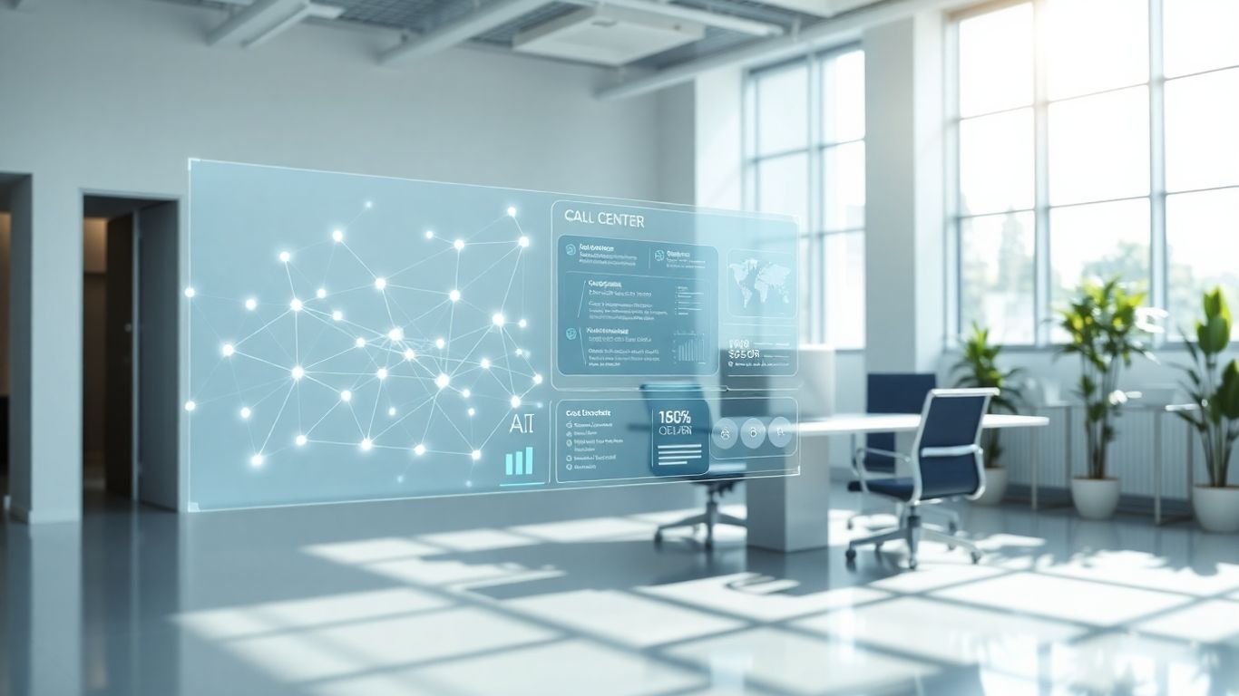 AI virtual receptionist software interface