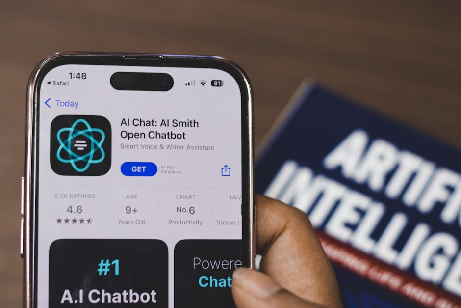 An illustration of an AI receptionist interacting with clients via multiple channels, including voice and fax.
