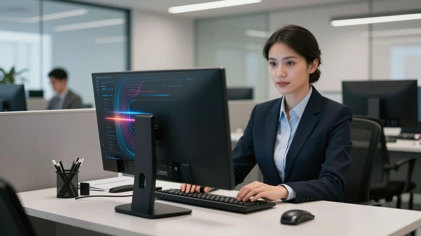 Attorney using AI-powered legal tech
