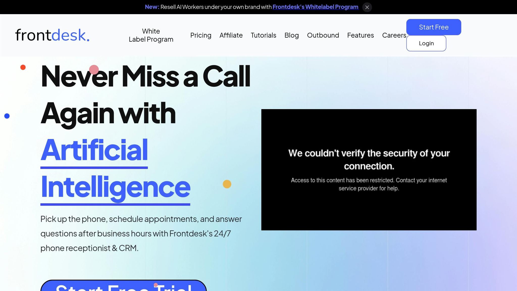 My AI Front Desk