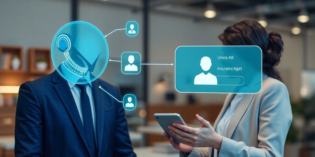 AI bot scheduling appointments for insurance agents.