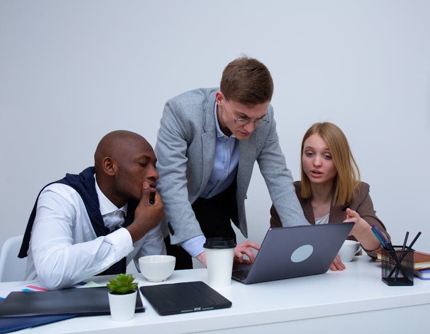 An engaging scenario where a business owner seamlessly managing calls with innovative technology while enjoying a coffee, symbolizing efficiency and modernity.