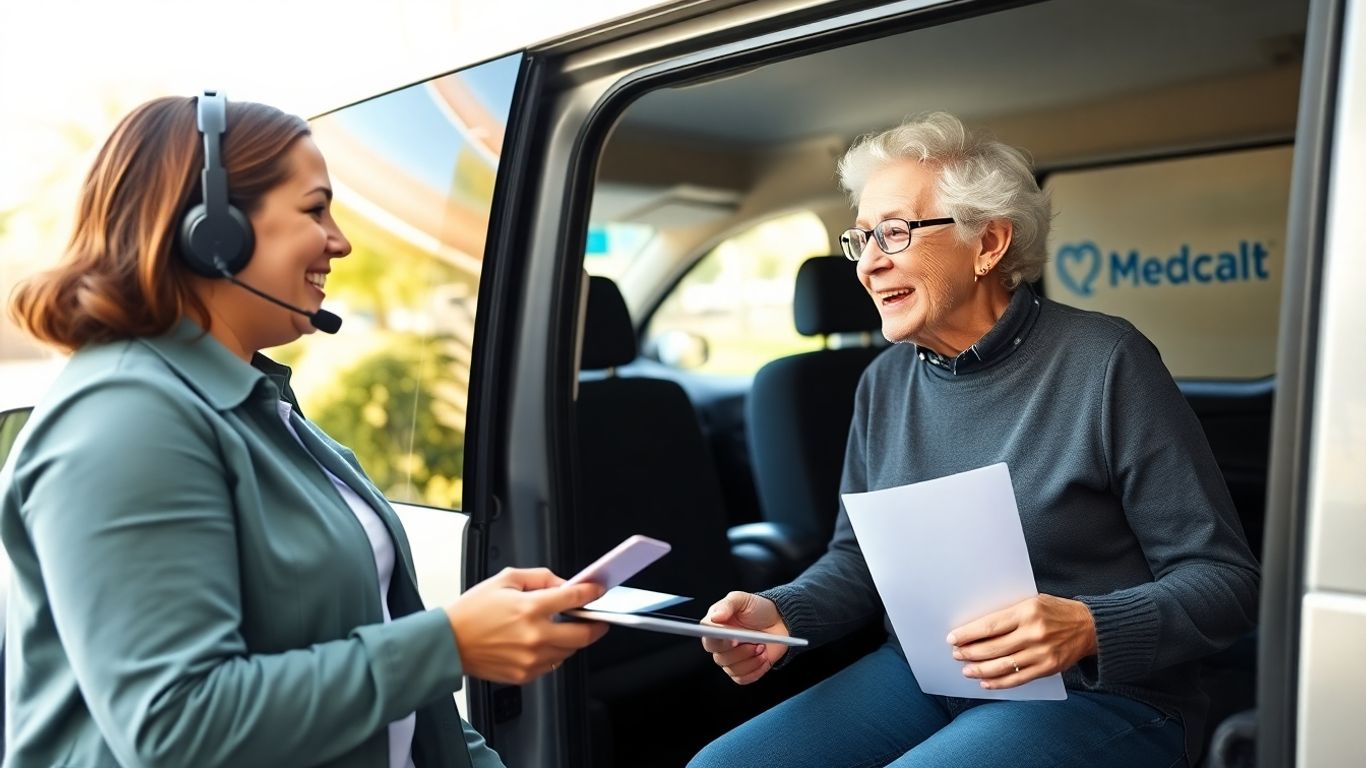 Call center agent helps Medicaid patient with transportation
