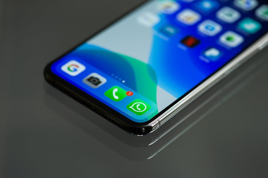 A modern phone with a notification for blocking unwanted calls displayed on the screen.